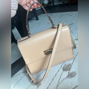 kate spade Beige Structured Top-Handle Satchel